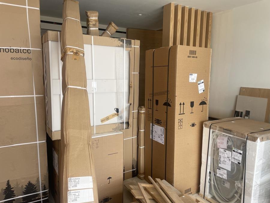 Transporte de muebles de cocina en Mallorca